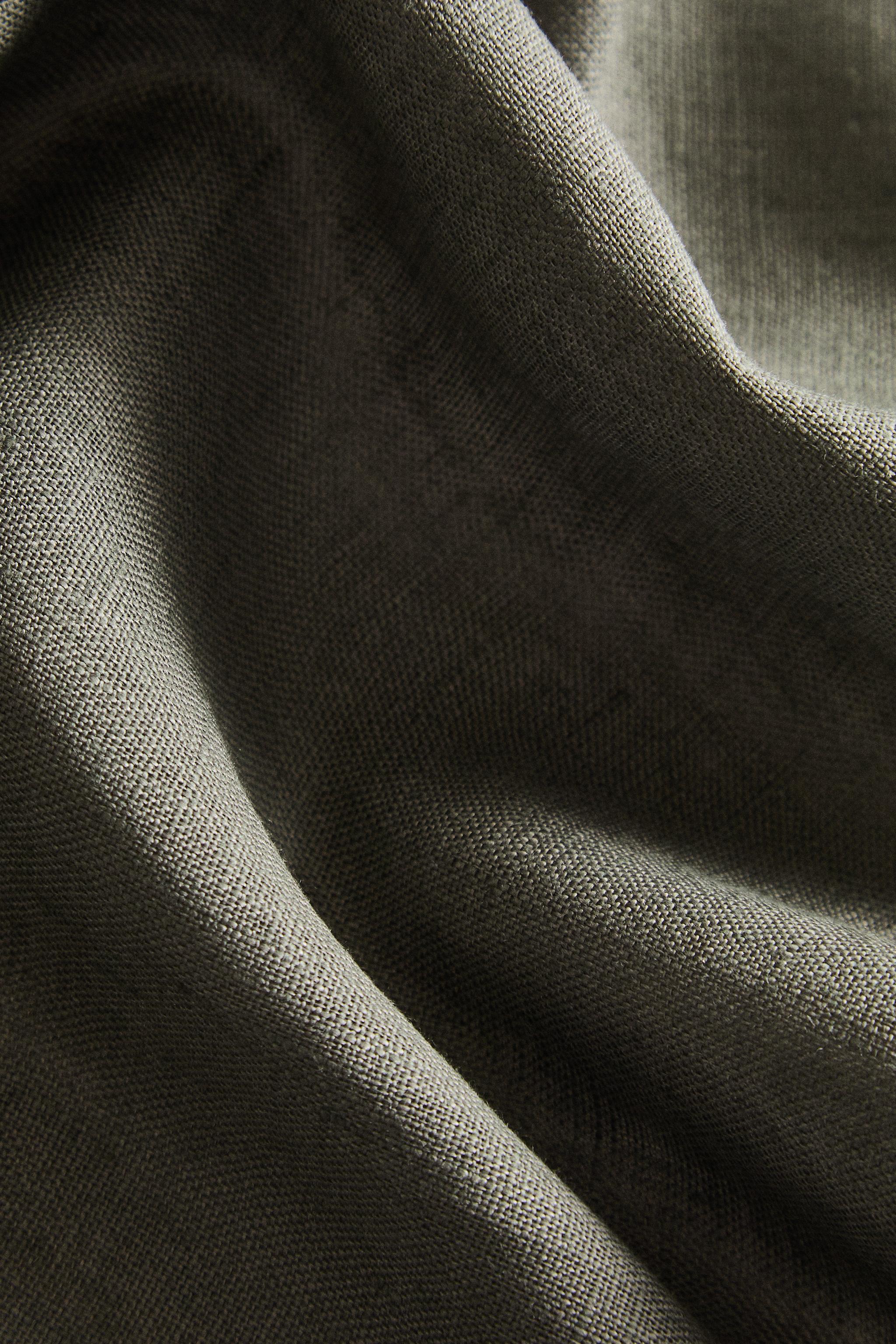 PLAIN COLORED LINEN TABLECLOTH